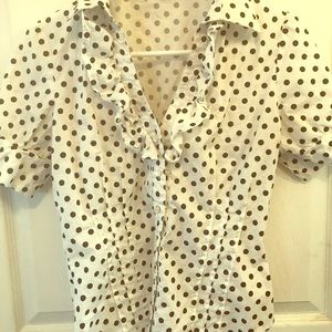 Polka dot blouse